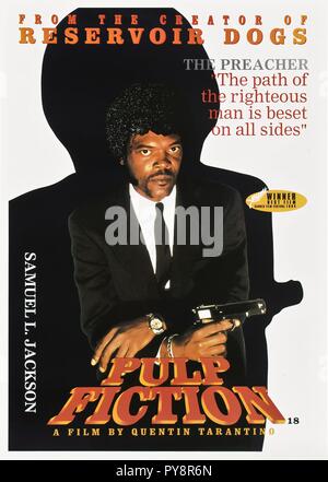 Original Film Titel: Pulp Fiction. Englischer Titel: Pulp Fiction. Jahr: 1994. Regie: Quentin Tarantino. Stars: Samuel L. Jackson. Credit: MIRAMAX/Album Stockfoto