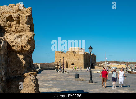 Burg von Paphos, Paphos, Zypern, östlichen Mittelmeer Stockfoto