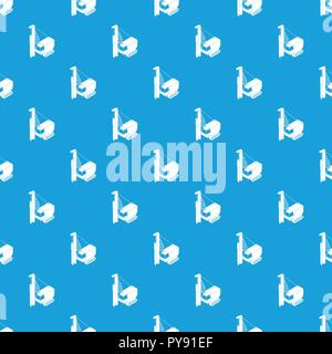 Bohrmaschine Muster nahtlose Vektor blau Stock Vektor