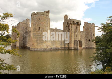 Bodiam Castle, Sussex, UK Stockfoto