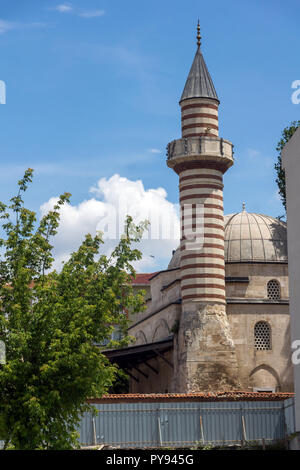 EDIRNE, Türkei - 26. MAI 2018: Alte Moschee in Edirne, Osten Thrakien, Türkei Stockfoto