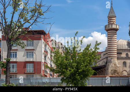 EDIRNE, Türkei - 26. MAI 2018: Alte Moschee in Edirne, Osten Thrakien, Türkei Stockfoto