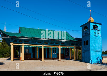 Kirgisistan, Issyk Kul Provinz, Karakol Stadt, Dunganen Moschee Stockfoto