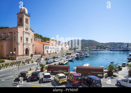 Église Notre-Dame de Bonne Nouvelle Kirche in Collioure, mediterranen Fischerhafen entlang der Côte Vermeille, Pyrénées-Orientales, Frankreich Stockfoto