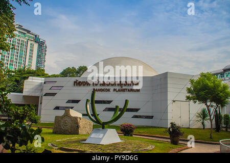 Bangkok, Thailand - November 4, 2017: Bangkok Planetarium, das älteste Planetarium in Thailand und Südostasien. Es ist an der Sukhumvit Road in B Stockfoto