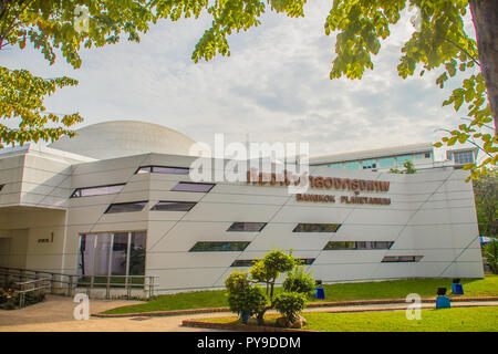 Bangkok, Thailand - November 4, 2017: Bangkok Planetarium, das älteste Planetarium in Thailand und Südostasien. Es ist an der Sukhumvit Road in B Stockfoto