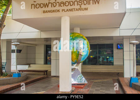 Bangkok, Thailand - November 4, 2017: Bangkok Planetarium, das älteste Planetarium in Thailand und Südostasien. Es ist an der Sukhumvit Road in B Stockfoto