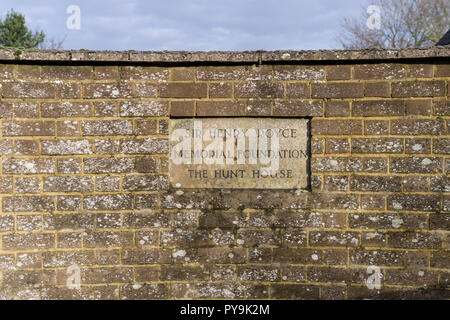 Die Jagd Haus, Paulerspury, Northamptonshire, Großbritannien; die Heimat der Sir Henry Royce Memorial Foundation und dem Rolls-Royce Enthusiasten Club. Stockfoto