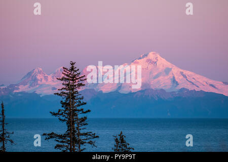 Mount Redoubt Chigmit Mountains, Lake Clark National Park, Alaska, USA. Stockfoto