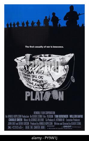 Original Film Titel: PLATOON. Englischer Titel: PLATOON. Jahr: 1986. Regie: Oliver Stone. Quelle: ORION BILDER / Album Stockfoto