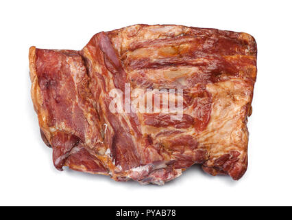 Kassler Rippchen isolierten auf weißen Hintergrund Stockfoto
