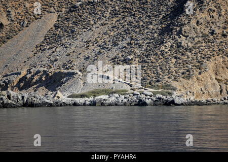 Urlaub in Kreta - Voyage en Crète Stockfoto