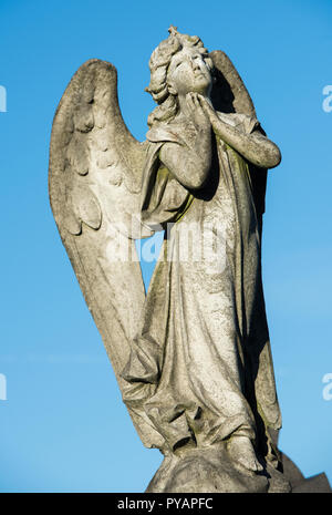 Grabsteine im Rock Friedhof in Nottingham, Nottinghamshire England Großbritannien Stockfoto