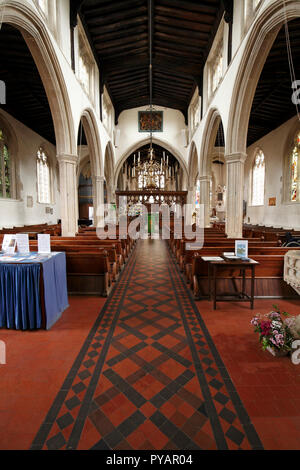 Der hl. Laurentius Kirche, Shelley's Schließen, Lechlade-on-Thames, Gloucestershire. UK. Stockfoto