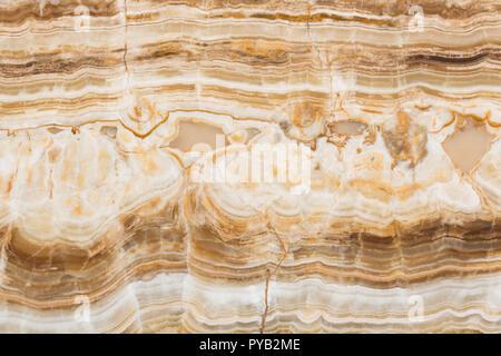 Hintergrund, Struktur natürlicher onyx Stein. Stockfoto