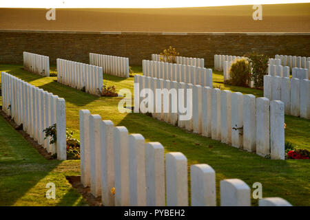 Serre Straße Friedhof Nr. 2 an der Somme Schlachtfeld Stockfoto