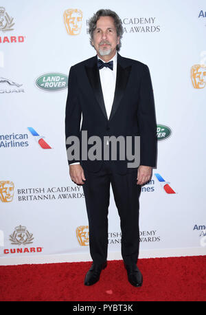 Beverly Hills, CA, USA. 26 Okt, 2018. 26. Oktober 2018 - Beverly Hills, Kalifornien - Peter Farrelly. 2018 British Academy Britannia Awards statt Im Beverly Hilton Hotel. Photo Credit: Birdie Thompson/AdMedia Credit: Birdie Thompson/AdMedia/ZUMA Draht/Alamy leben Nachrichten Stockfoto