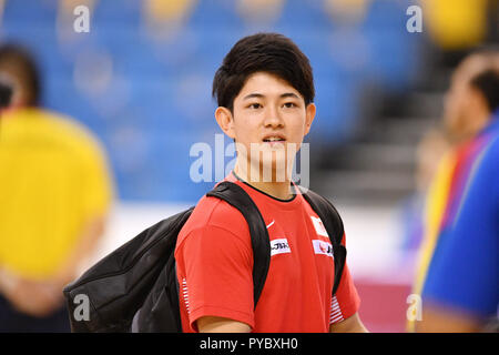 Kakeru Tanigawa (JPN), 26. Oktober 2018 - Turnen: Die 2018 Gymnastics World Championships, Männer Team Qualifikation an Aspire Dome in Doha, Katar. (Foto von MATSUO. K/LBA SPORT) Stockfoto