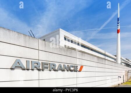 Paris, Frankreich, 16. August 2018: Air France Hauptsitz am Flughafen Paris Charles de Gaulle in Frankreich. | Verwendung weltweit Stockfoto