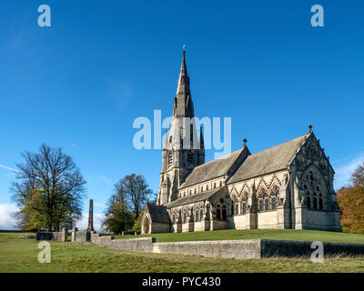 St Marys Kirche in Studley Park in der Nähe von Bedale North Yorkshire England Stockfoto