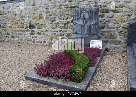 Die Grabstätte 1922 an der Cimetière Notre-Dame in Luxemburg und die letzte Ruhestätte für Friedrich Wilhelm Voigt, 'Der Hauptmann von Köpenick" Stockfoto