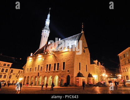 Rathaus von Tallinn, Estland Stockfoto