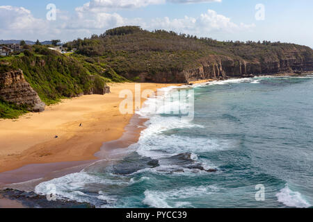 Turimetta Strand und Küste in Warriewood Northern Beaches von Sydney, New South Wales, Australien Stockfoto