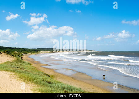 Playa Grande in Santa Teresa Nationalpark, Rocha, Uruguay Stockfoto