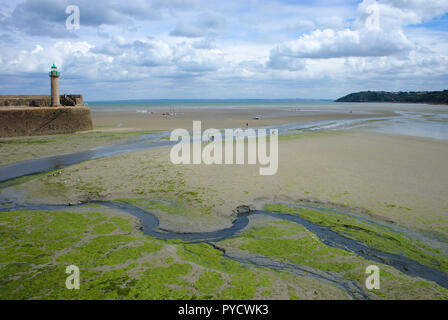 Hafen von Binic in der Bretagne in der Cotes d'Armor Stockfoto