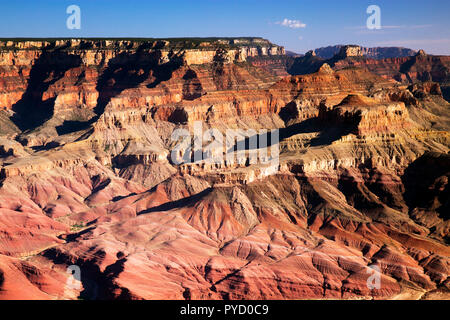 Sichtbare Ebenen des Grand Canyon National Park, Arizona Stockfoto