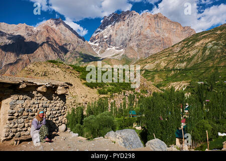 Tadschikistan, Zentralasien, Fann Mountains, yagnob Tal Stockfoto