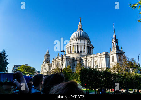 Saint Paul's Cathedral in London, England Stockfoto