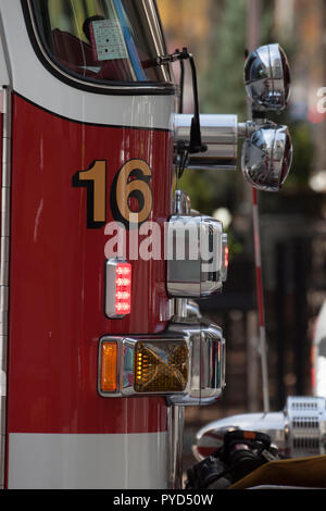 Nahaufnahme eines Fire Engine, Washington DC, USA Stockfoto