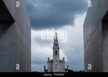 Das Heiligtum von Fatima, die auch als die Basilika Unserer Lieben Frau von Fatima, Portugal Stockfoto