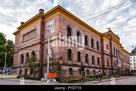 Oslo, Norwegen - 11 August, 2018: Die National Gallery Gebäude in Oslo, Norwegen, im Jahr 1882 abgeschlossen. Stockfoto