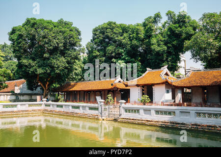 Tempel der Literatur in Hanoi, Vietnam Stockfoto