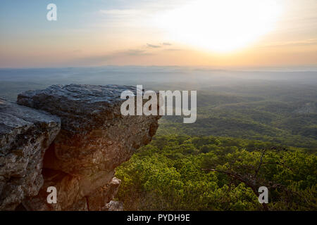 Preikestolen in Cheaha State Park, Alabama Stockfoto