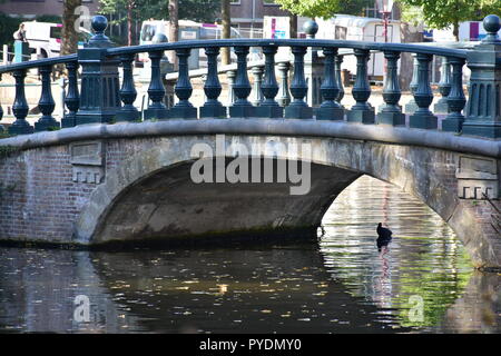 Brücke und Reflexion auf dem Wasser Stockfoto