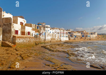 Marokkanischen Atlantik Fischerdorf Tifnit, südlich von Agadir, Marokko, North West Afrika. Stockfoto