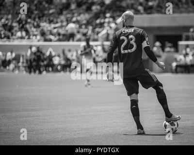 Laurent Ciman Vermessung das Feld Stockfoto