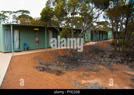 Mining Camp Unterkunft Stockfoto