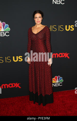 Premiere von NBC's "Dies ist uns' Saison 3 Mit: Mandy Moore Wo: Hollywood, California, United States Wenn: 25 Sep 2018 Credit: FayesVision/WENN.com Stockfoto