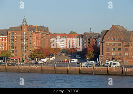 St. Pauli Fischmarkt, Hamburg, Deutschland Stockfoto