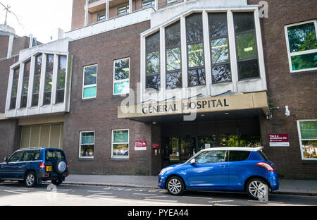 Jersey General Hospital, St. Helier, Jersey, Channel Islands, Großbritannien Stockfoto