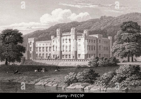 Scone Palace, Scone, Perth, Schottland, 19. Jahrhundert, von modernen Athen von Th. H. Hirte Stockfoto