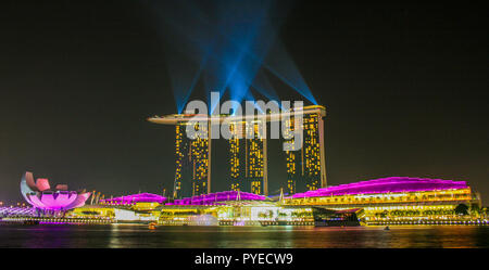 Marina Bay, Singapur Stockfoto