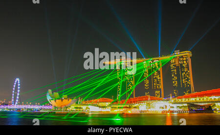 Marina Bay, Singapur Stockfoto