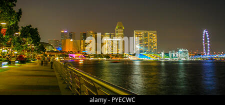 Marina Bay, Singapur Stockfoto