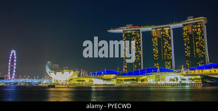 Marina Bay, Singapur Stockfoto