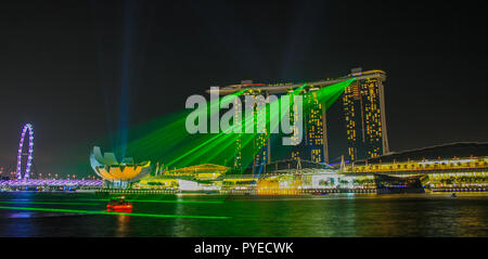 Marina Bay, Singapur Stockfoto